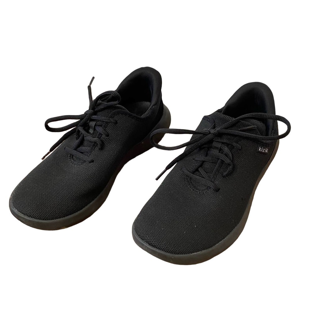 KIZIK Black Madrid Eco Knit Slip On No Hands Sneakers